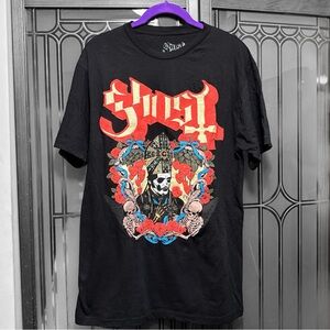 Ghost Black Graphic Band T-Shirt Unisex size Medium